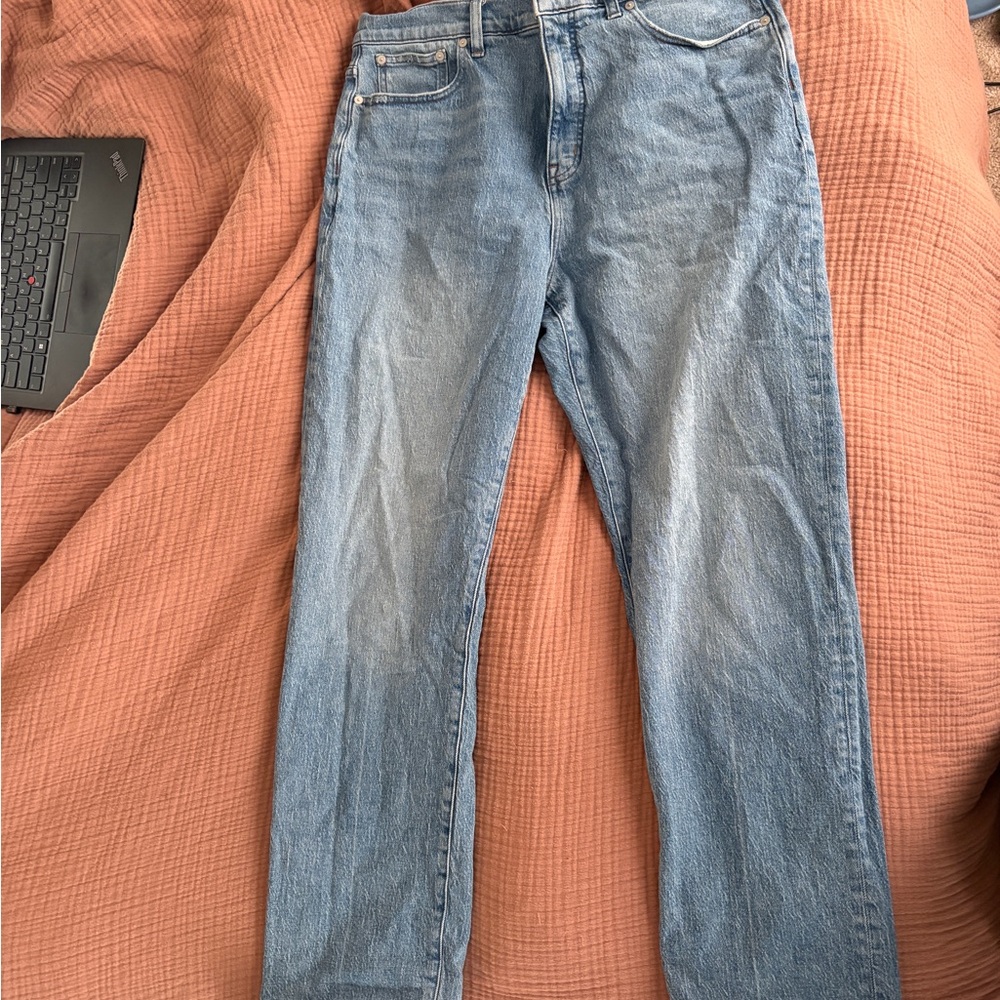 Madewell 90s straight 31 Tall denim jeans